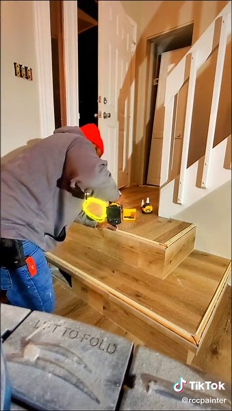 Install Stair Nose #diy #HowTo #stairs #stairnosing