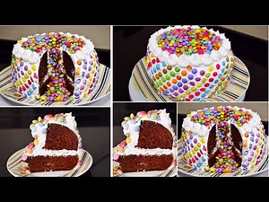 SMARTIES CHOCOLATE CAKE / CHOCOLATE CAKE/ CHOCOLATE CAKE RECIPE..