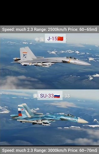 Su-33 vs J-15 | Carrier Jet Clash #shorts #fighterjet #volvo