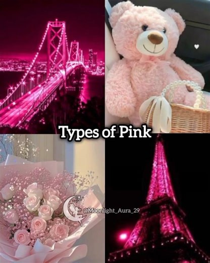 Types of Pink 💕✨ #subscribe #aesthetic #viral#pink#fyp #typesofpink#youtubeshorts
