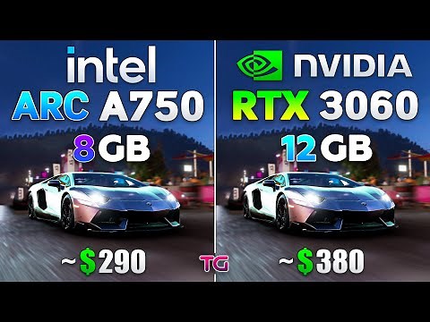 ARC A750 vs RTX 3060 - Test in 10 Games