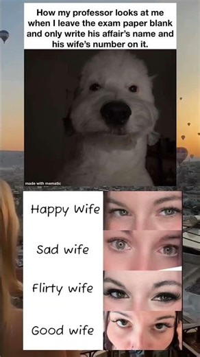 "Profesor & Happy wife"😂😅