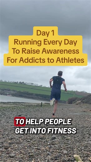 Day1 of running every day to raise awareness for Addicts to Athletes, a charity in North Devon that helps those suffering with addiction to make posive changes in their lives, through the means of fitness and adventure! #day1 #dayone #running #runtok #challenge