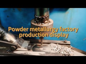 Powder metallurgy parts processing process
