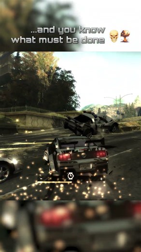 That moment when the cop flips right in front of you 🚓💥😈 #NFSMostWanted #GamingShorts #GamingMoments