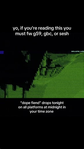 my new song dope fiend drops tonight at midnight in your timezone make sure to tap in! #undergroundrap #emorap #g59 #sesh #gbc