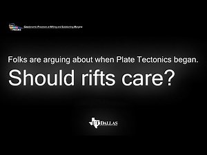 The start of Plate Tectonics on Earth #GeoPRIMS