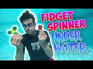 UNDERWATER FIDGET SPINNER! | SPINNER VS POOL