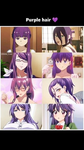 Purple hair supremacy. 💜 #anime #reze #animeedit