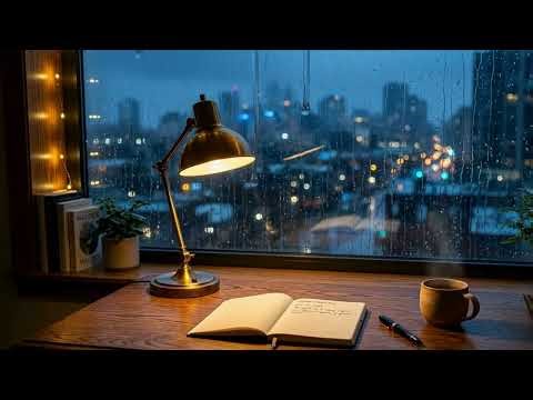 Cozy Rainy Ambience ☕ Study, Work & Relax (Rain Sounds)