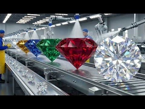 Inside Diamond Factory /How Billionaires Make Diamonds .FULL PROCESS