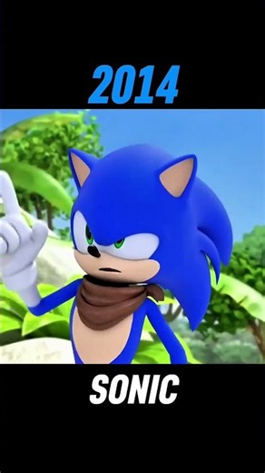 EVOLUTION OF SONIC #sonic #evolution