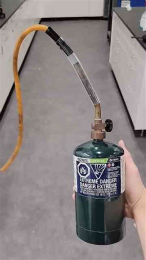 Making propane bubbles