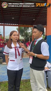 𝗦𝗣𝗘𝗔𝗞 𝗨𝗣 | ASPC '25 with David Moran (Day 1) With both pressure and journalistic enthusiasm filling up Babatngon's select campuses, our SpeakUp Correspondent's vox pop encounters reveal what it truly feels to be part of this community. | ASPC Leyte