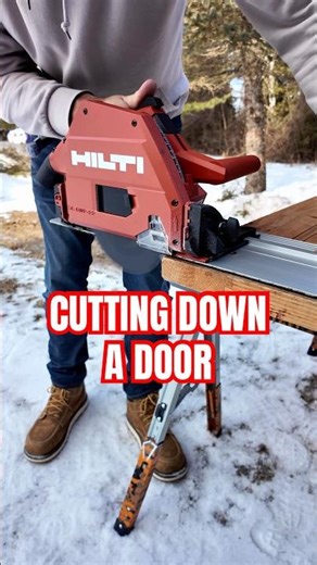 Fix This Door Problem | Hilti Track Saw #diy #tools