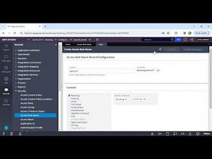 Pega Security Access Role Creation