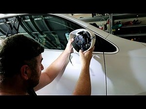 How to replace a Buick Envision rear view mirror turn signal bulb