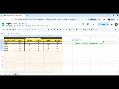 FILTER Formula in Google Sheets | Step-by-Step Beginner Tutorial
