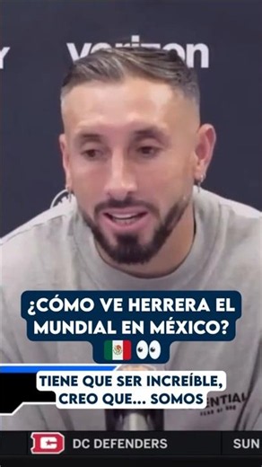 "IT HAS TO BE INCREDIBLE" 🤩 Héctor Herrera hopes the World Cup in Mexico will be a soccer celebra...
