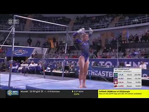 Olivia Dunne (LSU) 2021 SEC Championships - Bars 9.9
