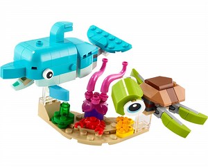 LEGO 31128-1 Dolphin and Turtle (Creator > Creator 3-in-1 2022)
