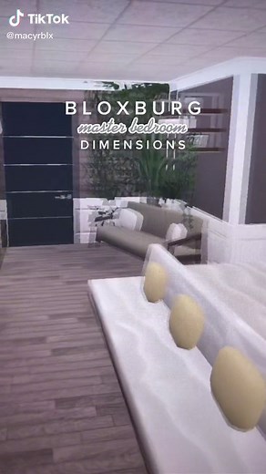 Modern Bloxburg Master Bedroom Dimensions