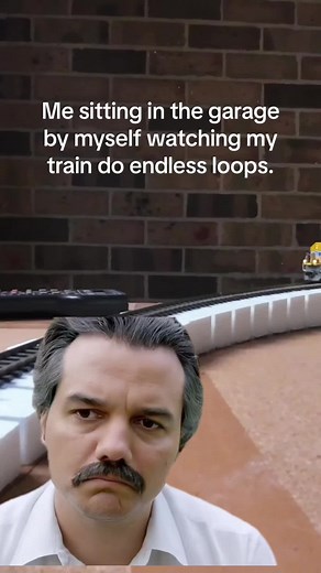 Who can relate? By the way, updated train layout coming soon 🚂 • • • #modelrailway #modelrailroad #modeltrains #hoscale #hoscaletrains #hoscalemodels #hoscalemodelrailroad #modeltrainlayout #fyp #foryoupage