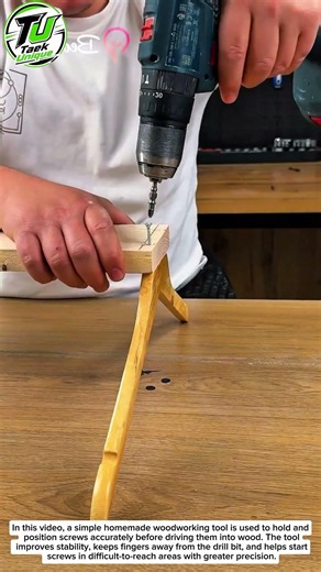 Smart DIY Screw Starter Tool | Genius Woodworking Time-Saving Hack