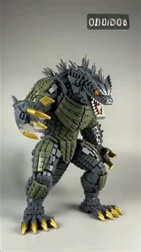 Building a Giant LEGO Monster #LEGO #LEGOmonster #ASMRLEGO #lego #shorts