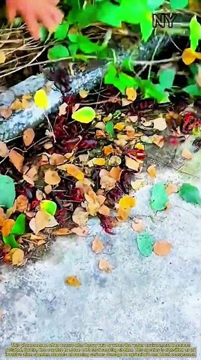 Red swamp crayfish crawling onto land: A strange yet alarming sight