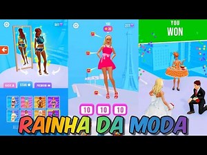Rainha da Moda, ganhei todas, jogo de vestir, desfile - Viviane Fernandes