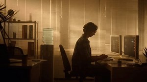 Silhouette Man Typing On Computer Keyboard Stock Footage Video (100% Royalty-free) 1102830221 | Shutterstock