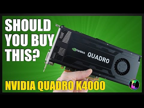 Gaming on an Nvidia Quadro K4000 Workstation GPU... Can we do it?
