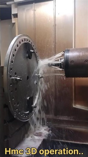 hmc 3D operation#machine #vmc #hmc #cnc #cncsoftware #viral #video #manufacturing #reels #mechanical