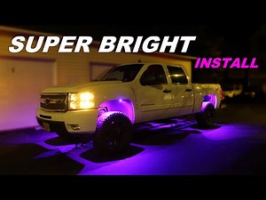 Installing ROCK LIGHTS on LIFTED TRUCK (MIC Tuning C1)