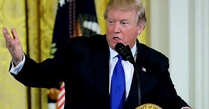 Trump touts strong economy despite Wall Street losses