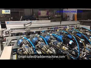 Fully Auto Ladder Crimping Machine with Auto Feeding the Materials.High efficiency Ladder Machine
