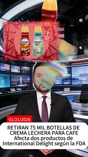 🚨75,000 Bottles of International Delight Coffee Creamer Pulled for Health Risks! 😱 #FoodSafety #Danone #ViralNews #FYP #foryou #storytime #story #pov #viral #benjaminzamoratv #tiktok #fypシ