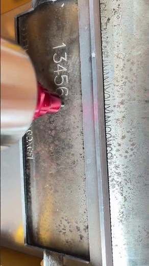 🔩 Deep Marking on Oil Parts with Dot Peen Technology!