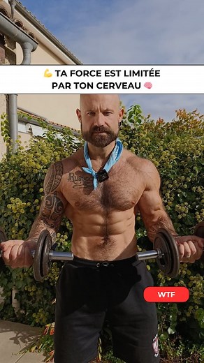 L'échec musculaire est (presque) dans ta tête. 🧠 Ton cerveau appuie sur "STOP" bien avant que ton muscle soit réellement à bout. C'est une protection. Mais cette limite n'est pas ta VRAIE limite. Utilise ce protocole de "reset" mental pour apprendre à ton cerveau à te laisser aller plus loin, sans te blesser : 1️⃣ Quand ça brûle (proche de l'échec), pose les poids. 2️⃣ 10 sec de pause 3 respirations nasales profondes. 3️⃣ Reprends les poids, grippe fort et verrouille tout. 4️⃣ Fais 1 à 2 reps P