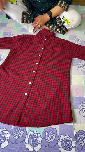 Upcycled DIY Kitchen Apron from Old Shirt