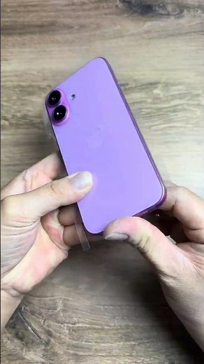 iPhone 16 🔥 Transparent Wrap Installation – No Bubble Perfect Finish! 😳
