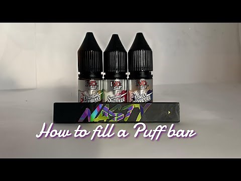 How To Refill Any Puff Bar (SALTS INCLUDED)