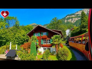 World’s Most Scenic Mountain Railway in Switzerland – Brienz Rothorn Bahn [4K]