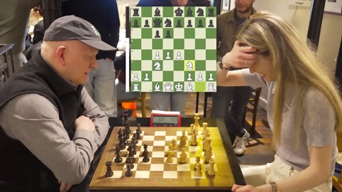 A French chess player didn’t expect this in a local bar