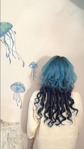ふわふわなクラゲヘア♡ 作ってく動画♪ #hairstyle #ヘアアレンジ #クラゲヘア