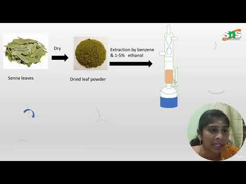 Isolation of Sennosides - Senna Leaves I Pharmacognosy I SNS Institutions
