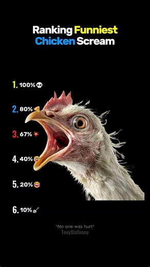 Ranking Funniest Chicken Scream pt 8😂