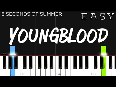 5 Seconds Of Summer - Youngblood | EASY Piano Tutorial