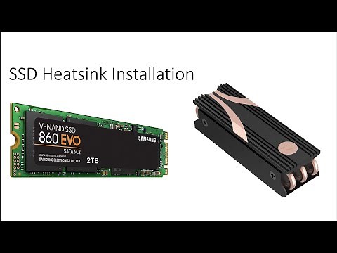M.2 SSD Heatsink Installation Sabrent Rocket